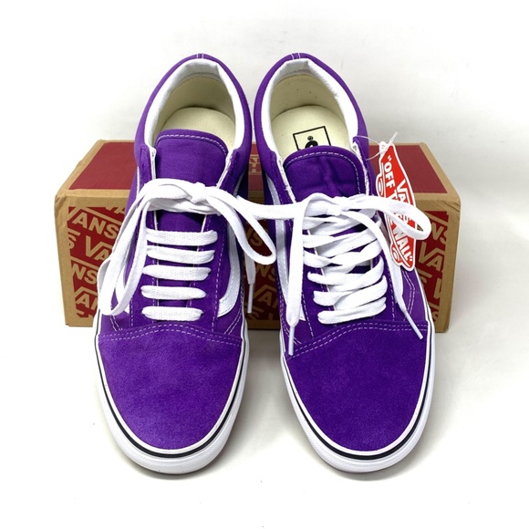 VANS Old Skool Low Top Purple Canvas Suede Women's Size Sneakers VN0A5KRSBEK - Picture 5 of 12